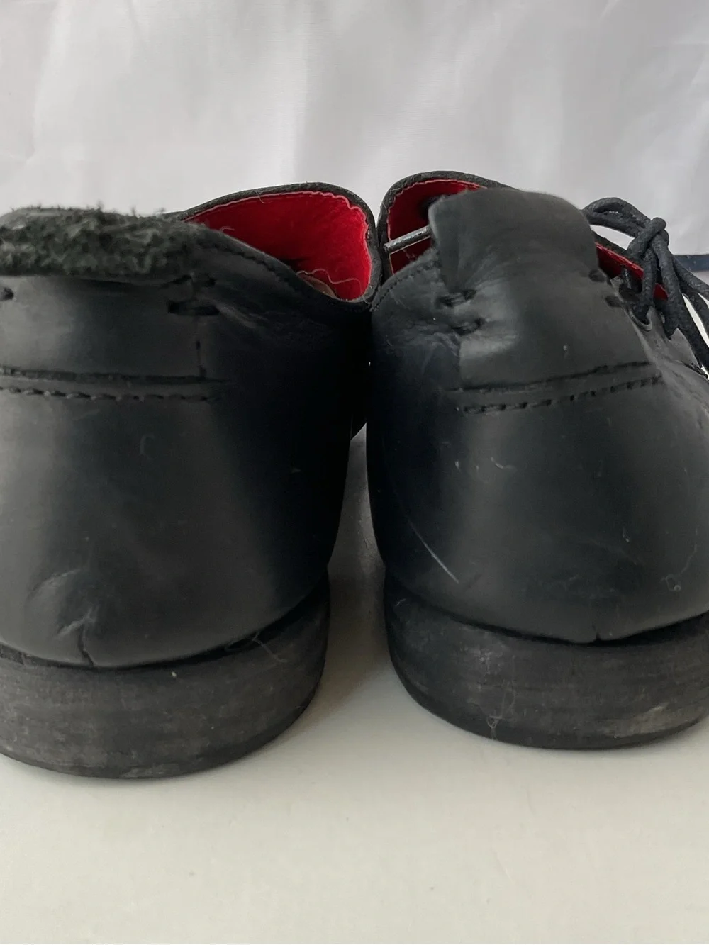 RARE Fly London Black Leather Square Toe Oxford Shoes Men’s Size EU 43 / US 10